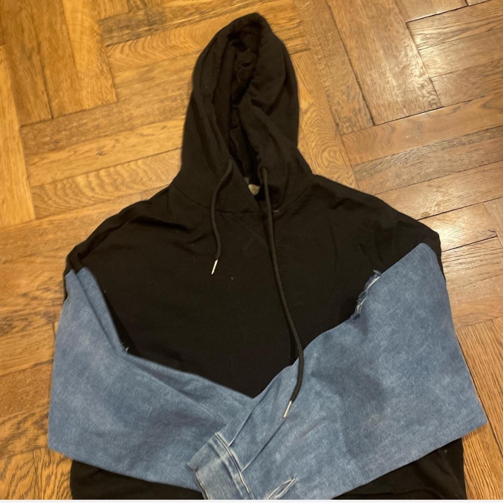 Black and Blue Hoodie